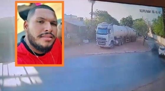 Vídeo mostra momento em que motociclista morre ao colidir brutalmente